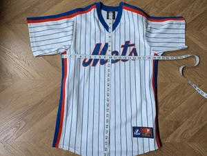 Maglia maglia maglia New York Mets Baseball Home Cooperstown MLB taglia S/M ottime condizioni con - Foto 1 di 10