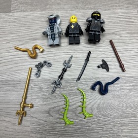 LEGO Ninjago Minifigure Lot And Weapons Elemental Replacement Parts