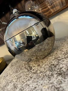 Cubo de hielo de caja y barril esfera de acero inoxidable de colección bonito raro - Imagen 1 de 6