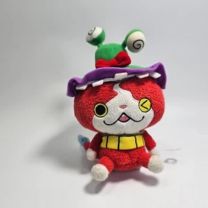 Yokai Watch Jibanyan Wasurenbo Bandai Kuttari TAG 7" Plush Toy Doll Japan - Picture 1 of 16