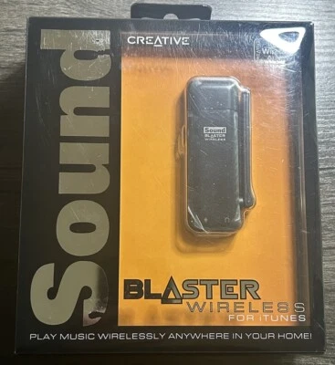 Creative Sound Blaster Wireless USB Sound Card For iTunes Model SB1170 - SEALED - Image 1 of 4