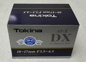 Tokina 10-17mm f3.5-4.5 AT-X 107 DX Fisheye Lens for Nikon - Picture 1 of 1