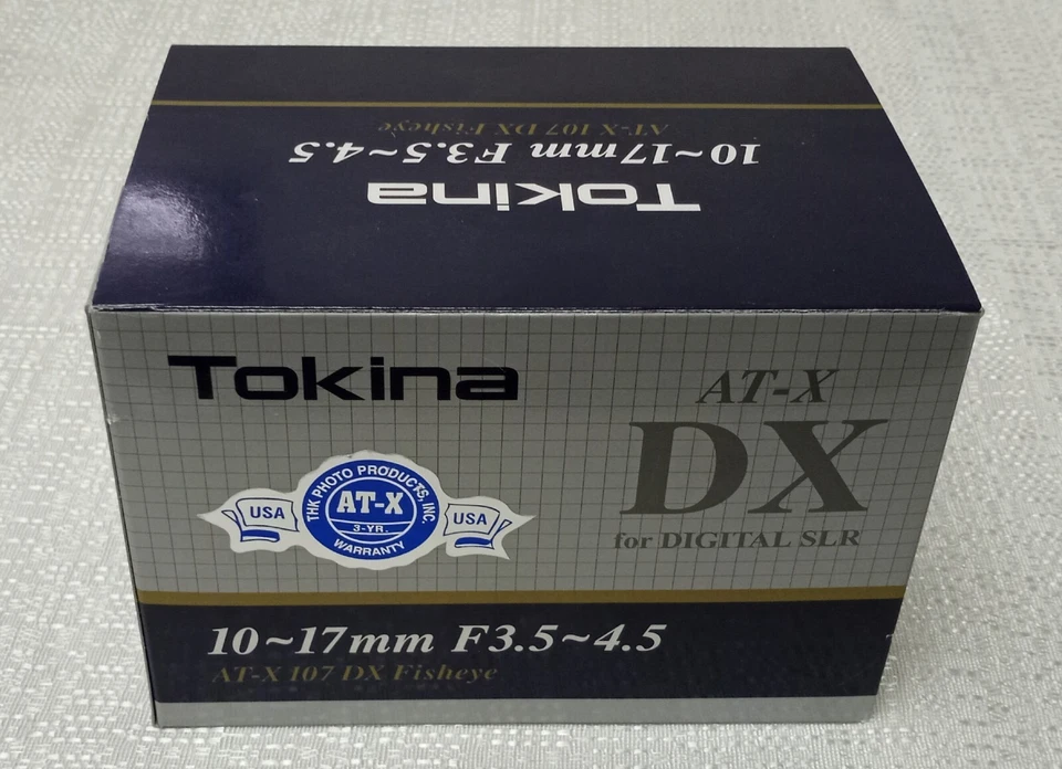 Tokina 10-17mm f3.5-4.5 AT-X 107 DX Fisheye Lens for Nikon - Image 1 of 1