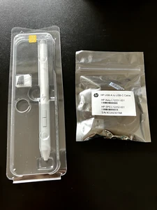 HP Wiederaufladbarer aktiver Stift G3, L04729-003, 7 zusätzliche Feder, USB-A auf USB-C Kabel. - Bild 1 von 1