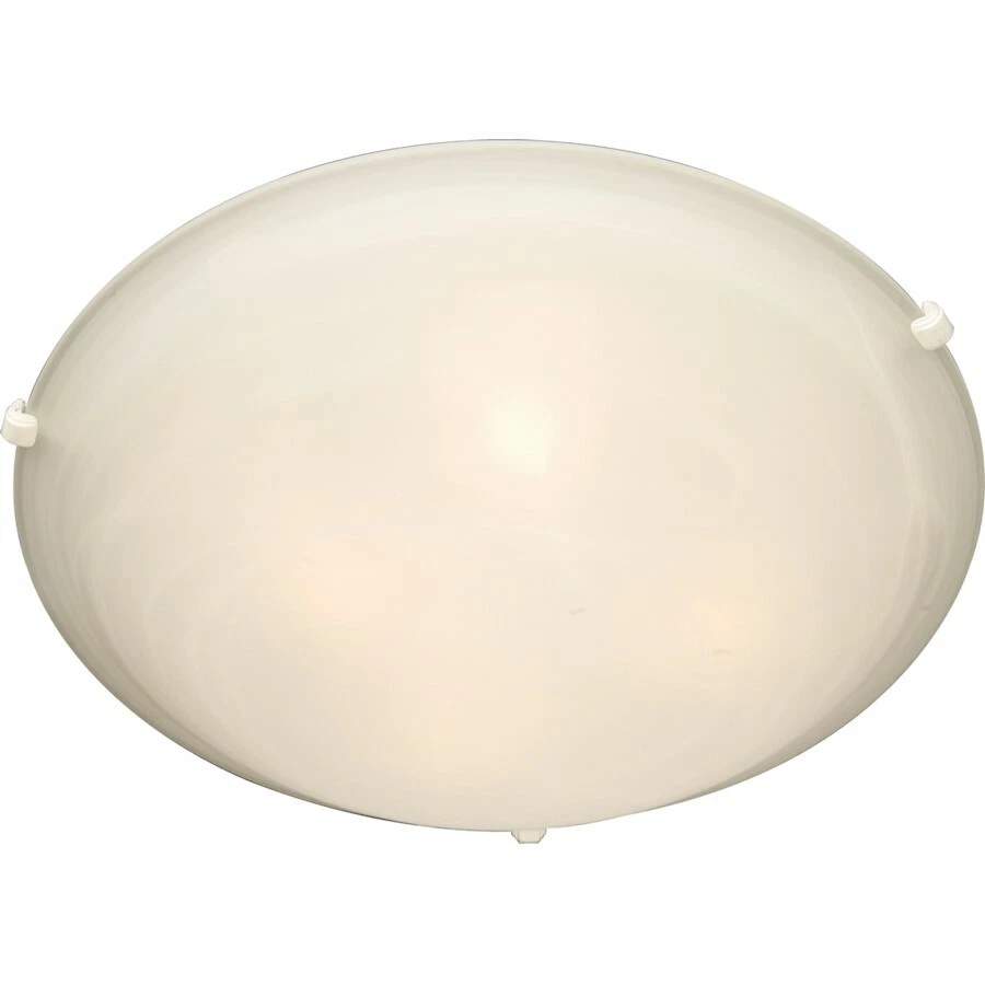 Maxim Lighting Malibu 2-Light Flush Mount White - 2680MRWT - Image 1 of 1