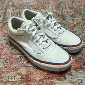 Vans Old Skool Rainbow Foxing Canvas Shoe Mens Size 6 (Womens 7.5 / EUR 38) SK8 - Picture 1 of 9