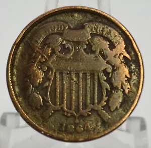 1864 US 2 Cents - Picture 1 of 2