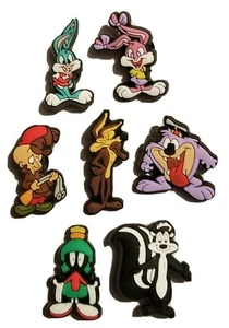 Tiny Toons! 7PC Shoe Charm Set! NEW! For Shoes, Bracelets, Crafts & More! - Picture 1 of 2