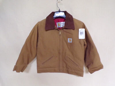 NOS Vtg Carhartt Kids JQ506  Lined Jacket sz 6 Quilted USA Union Made - Image 1 of 4