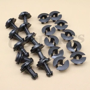 For GM Lower Air Deflector Retainer Clips 15733971 & Grommets 15733970 Set 10 - Picture 1 of 3