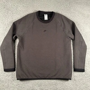 Nike Sportswear Therma Fit ADV Tech Pack Textured Knit Shirt Mens Large Gray - Picture 1 of 10