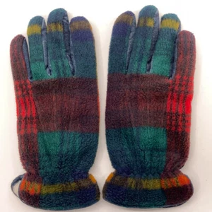 Isotoner Plaid and Blue Warmer Winter Gloves - Picture 1 of 5
