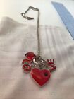 Day! 6 Charms,Love & 2 Hearts Nwot Love Necklace, Perfect For Valentines
