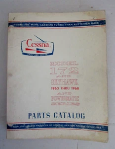 Cessna Modell 172 und Skyhawk 1963 bis 1968 & Powermatic Serie Teilekatalog - Bild 1 von 5