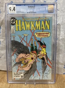 1986 DC Comics #1 Hawkman CGC 9.4 Graded Comic New Slab - Picture 1 of 4