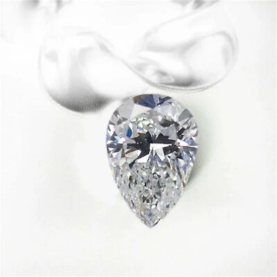 LAB-GROWN CVD DIAMOND PEAR SHAPE 3.00 CT D VVS1 CLARITY EGL CERTIFIED GEMSTONE - Image 1 of 4