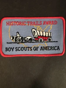 Vintage Historic Trails Award Covered Wagon Boy Scouts Of America Patch **NEW** - Picture 1 of 2