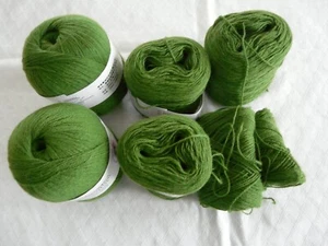 Cashmere Wolle grün ca. 250 g - LL 50 g = 400 m - Bild 1 von 2
