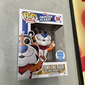 GIOCATTOLI - FUNKO POP! ICONA PUBBLICITARIA: FIOCCHI GLASSATI "TONY THE TIGER" #08 - 3000 LTD e custodia - Foto 1 di 7