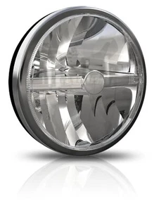 CIBIE OSCAR 9" 6000K LED 12/24 Volt Auxiliary Driving Light, DOT, Black / Chrome - Picture 1 of 4