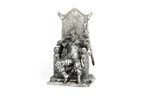 Vikingos de estaño 54 mm. Jarl en el trono. Miniatura escala 1:32 año 800 d.C. - Imagen 1 de 3