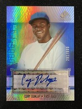 2004 Upper Deck SP Prospects Silver Cory Dunlap Auto 291/600