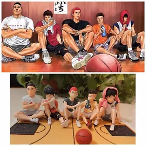 SLAM DUNK SHOHOKU Basketball Team Figure Hanamichi Sakuragi Kaede Rukawa Statue - Picture 1 of 12
