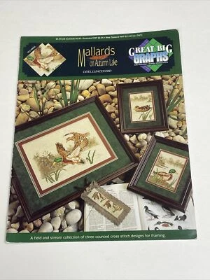 Great Big Graphs Mallards ON Autumn Lake Cross Stitch Pattern - Image 1 of 4