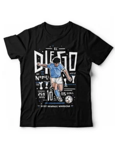 Tshirt Diego Armando Maradona calcio Napoli Argentina Leggenda San Paolo - Imagen 1 de 3