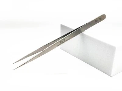VETUS SS-SA Straight Ultra Precise Extra Fine Point Tweezers Eyelash Extension  - Image 1 of 4