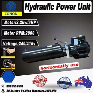 3PH 12L Hydraulic Power Unit Auto Lifts Cast iron Pump Vehicle Car Hoist Lift - Picture 1 of 7