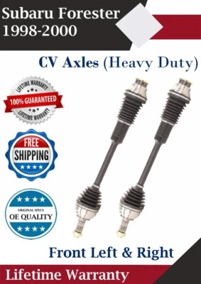 Nuevos ejes CV delanteros OE para Subaru Forester 1998-2000 2,5 L HD garantía de por vida Foto 1 de 4