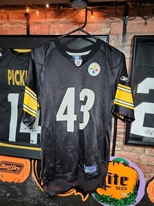 Pittsburgh Steelers Youth Jersey Troy Polamalu #43 Reebok NFL Football Sz XL - Picture 1 of 8