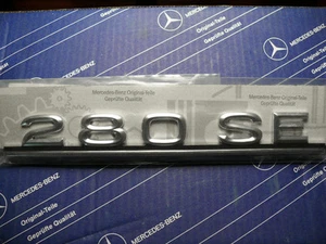 Genuine Mercedes type designation / boot badge for W116 280SE NEW! NOS! - Picture 1 of 1