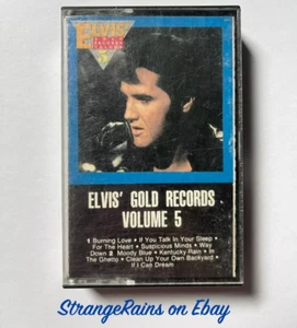 Elvis Presley - Gold Records Vol. 5 - Cassette Tape PLAY TESTED / SOUNDS GREAT - Picture 1 of 6