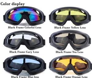 Motorcycle ATV Motocross Off Road Skiing Snowboard Riding Goggles Sunglasses - Picture 1 of 16