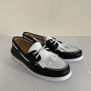 Sperry Top Sider x Brooks Brothers Kiltie Boat Shoes Men's Size 10.5 - Picture 1 of 10