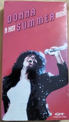 DONNA SUMMER A HOT SUMMER NIGHT RARE SEALED VHS ULTRA FAST SHIPPING!!! - Image 1 of 4