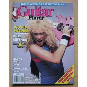 BILLY SHEEHAN GUITAR PLAYER MAGAZINE DECEMBER 1986 BILLY SHEEHAN  COVER WITH FEA - Picture 1 of 2