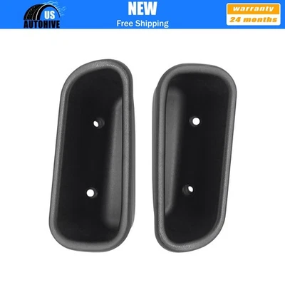 Para Dodge Ram 1500 2500 1996-1999 Panel de moldura de puerta delantera Cubierta de taza de tracción L & R Foto 1 de 4