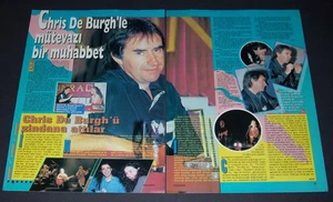 CHRIS DE BURGH in Turkey Turkish 1994 Magazine PHOTO ARTICLE 40972 - Picture 1 of 1