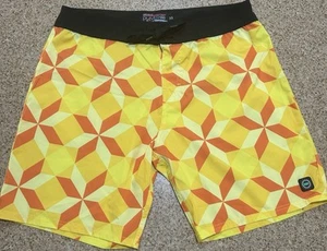 New Playero Puerto Rico Boardshorts Swim Shorts Mens Size 33 - Picture 1 of 7