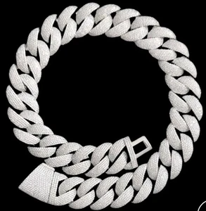 22MM VVS Edition Iced Out Diamond Necklace Chain 28 Inch - Picture 1 of 4