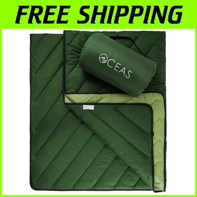 Manta polar impermeable para exteriores - Camping Essential Foto 1 de 4