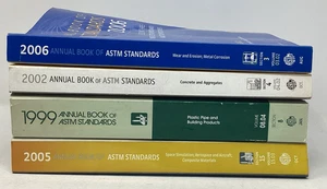 Set Of 4 Annual Book ASTM Standards 2006 03.02 2002 04.02 1999 08.04 2005 15.03 - Picture 1 of 11