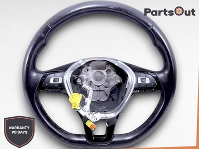 2014-2017 VW GOLF - 3-Spoke Leather Steering Wheel 5GM419091G - Image 1 of 4