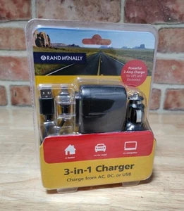 Cargador 3 en 1 Rand Mcnally NUEVO - Imagen 1 de 5