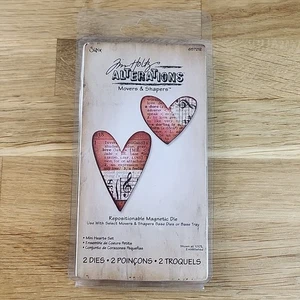 Tim Holtz Sizzix Mini Hearts Set 657212 Movers & Shapers Magnetic Die - Bild 1 von 3