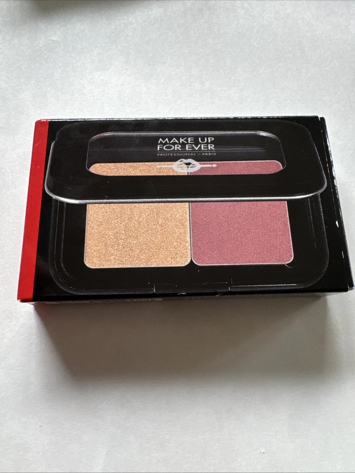 MAKE UP FOREVER Artist Face Color Highlighter & Sculpting Powder Duo S214 - H106 - Image 1 of 2