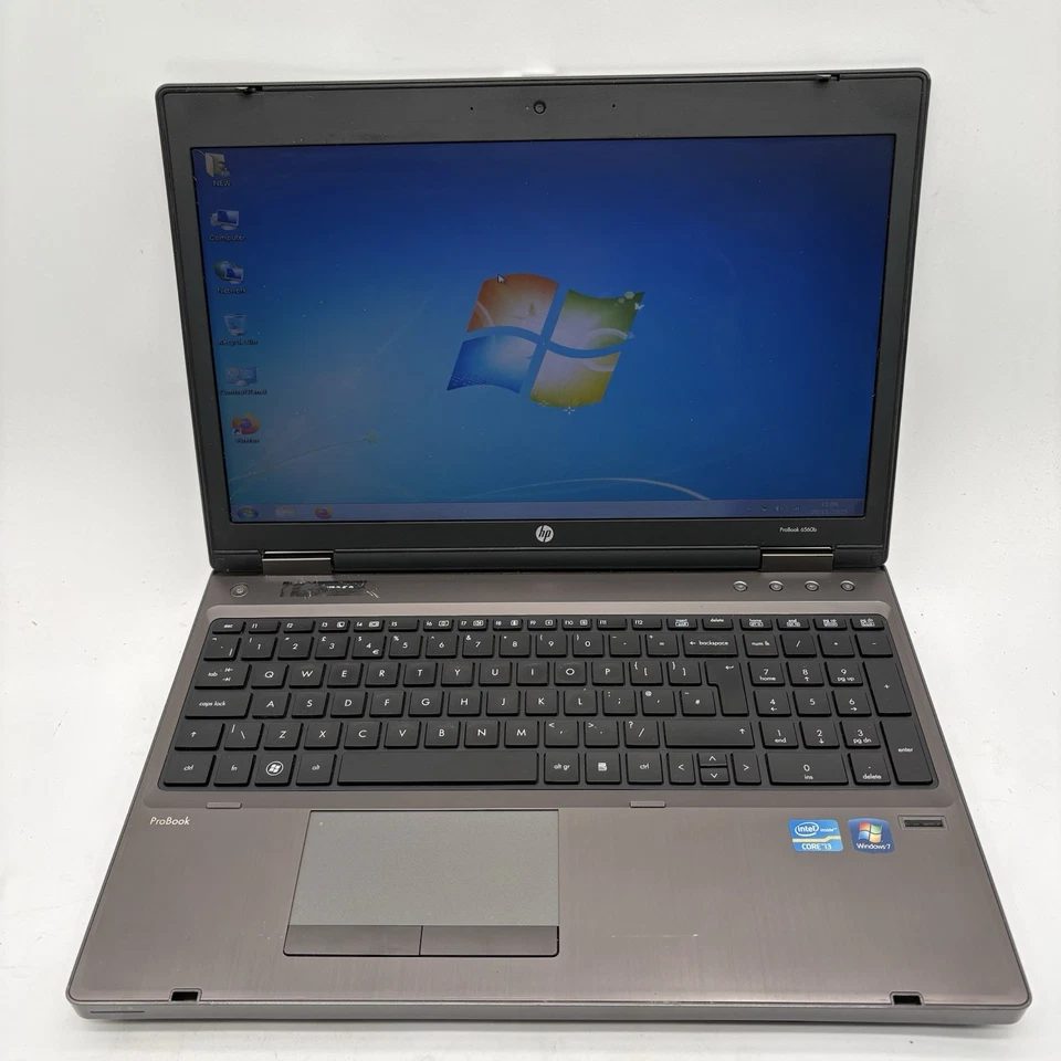 HP ProBook 6560b Core i3 2350M 2.30GHz 4GB RAM 500GB HDD Windows 7 Pro Laptop #B - Image 1 of 4